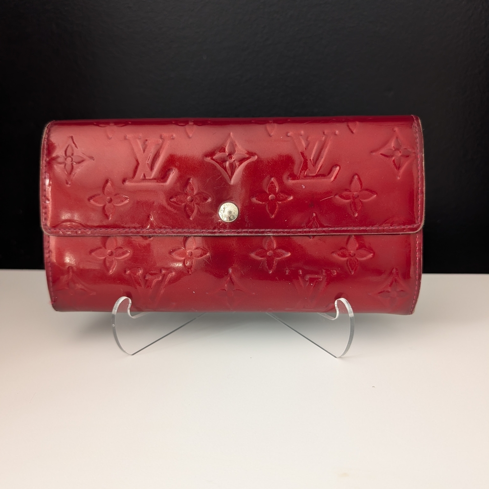 Louis Vuitton Monogram Vernis Sarah Wallet